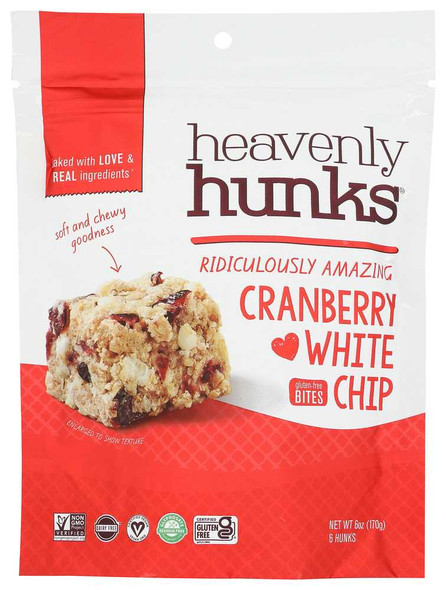 E&CS SNACKS: Cranberry White Chip Heavenly Hunk Cookie, 6 oz New