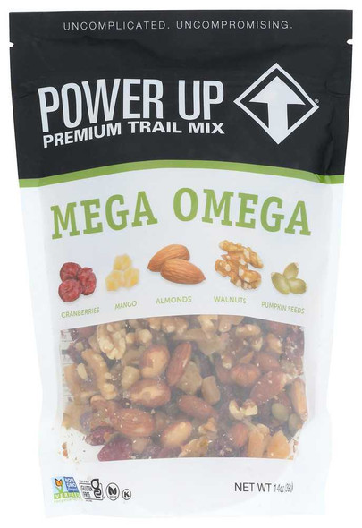POWER UP: Trail Mix Mega Omega, 14 oz New