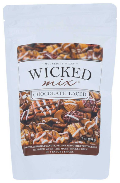 WICKED MIX: Chocolate Laced Snack Mix, 7 oz New