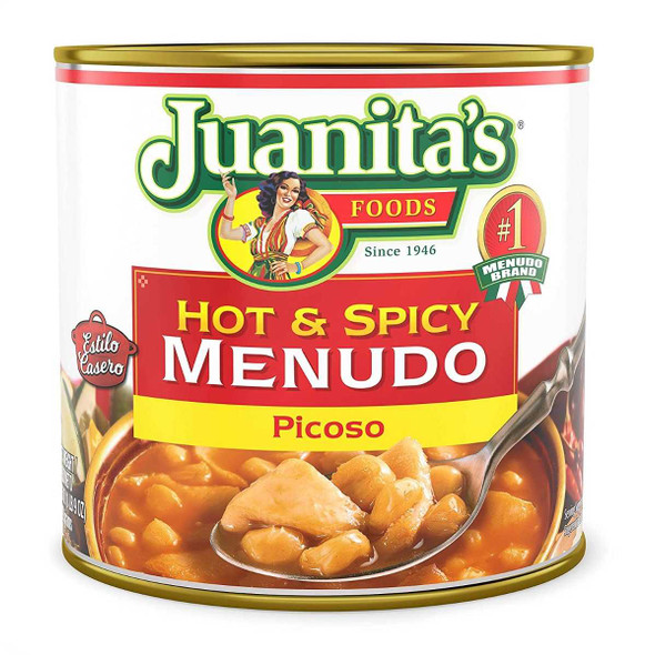 JUANITA'S FOODS: Hot & Spicy Menudo, 25 oz New