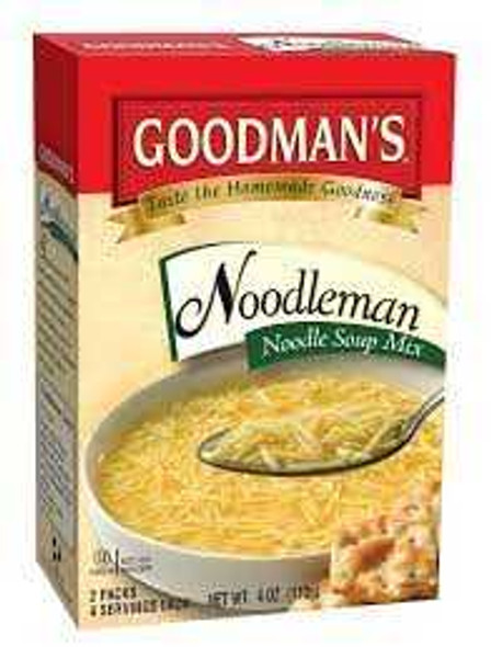 GOODMANS: Soup Mix Noodleman 2Pk, 4 oz New