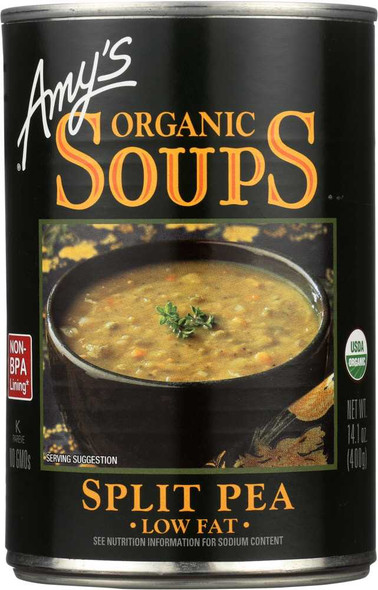 AMYS: Soup Split Pea Org Gf, 14.1 oz New