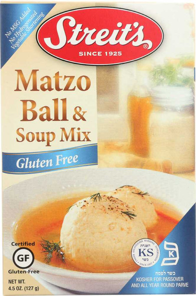 STREITS: Matzo Ball Soup Gf, 4.5 oz New