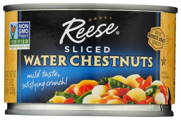 REESE: Sliced Water Chestnuts, 8 oz New
