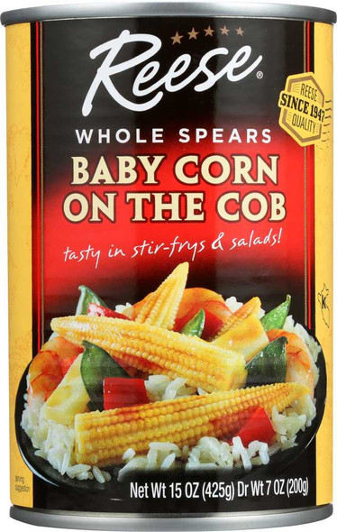 REESE: Baby Corn on the Cob Whole Spears, 15 oz New