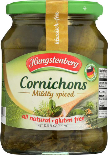 HENGSTENBERG: Cornichons, 12.5 oz New
