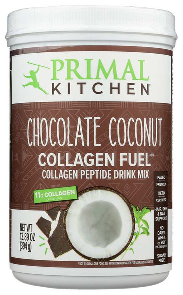 PRIMAL KITCHEN: Collagen Fuel Chocolate Coconut, 13.9 oz New