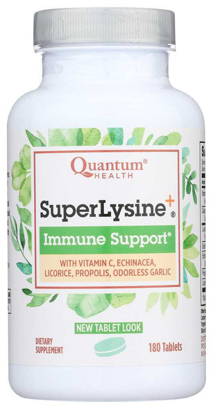 QUANTUM HEALTH: Super Lysine + Immune System, 180 Tablets New