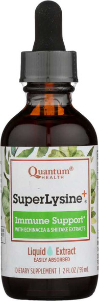 QUANTUM HEALTH: Super Lysine+ Liquid Extract, 2 oz New