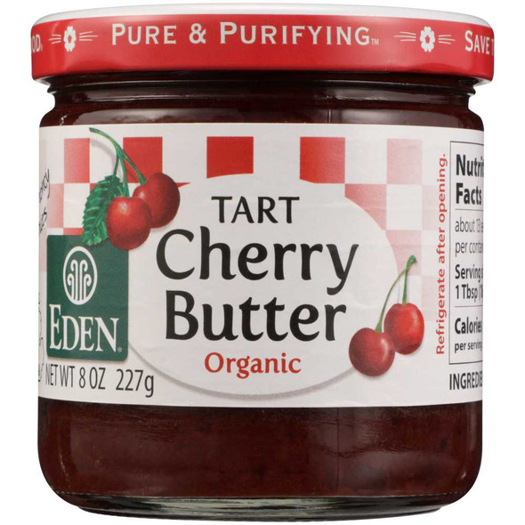 EDEN FOODS: Tart Cherry Butter, 8 oz New