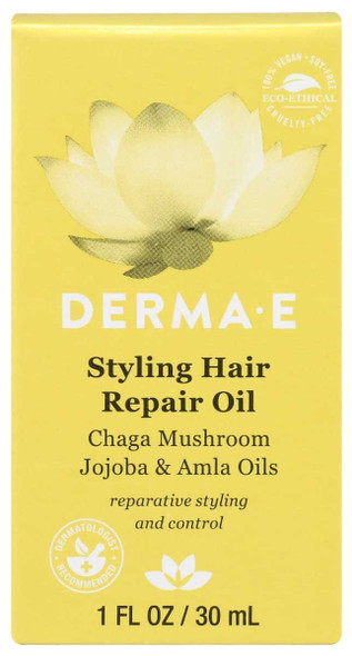 DERMA E: Styling Repair Hair Oil, 1 OZ New
