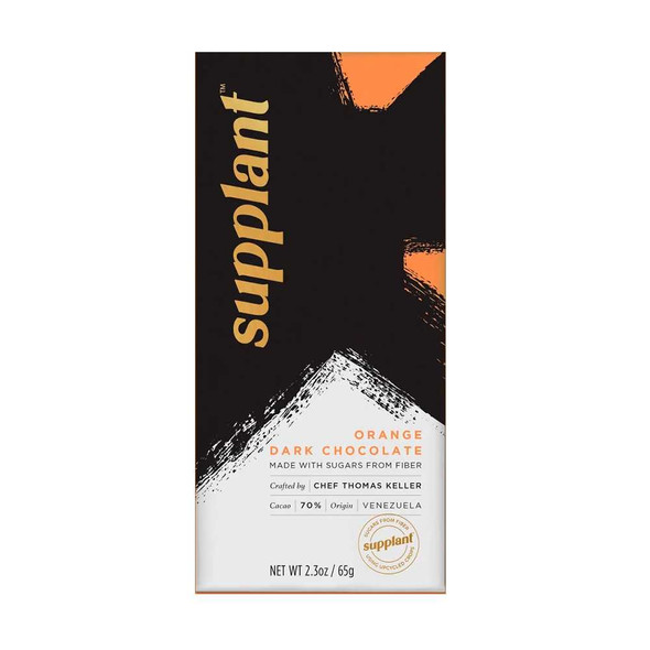 SUPPLANT: Orange Dark Chocolate Bar, 2.3 oz New
