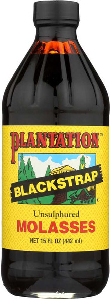 PLANTATION: Unsulphured Blackstrap Molasses, 15 oz New