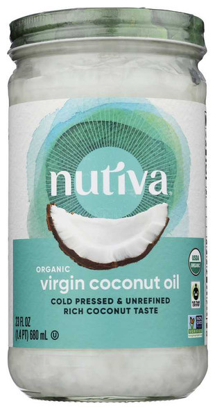 NUTIVA: Organic Virgin Coconut Oil , 23 oz New