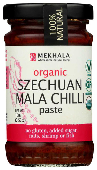 MEKHALA: Paste Chili Szechuan Mala, 3.53 oz New