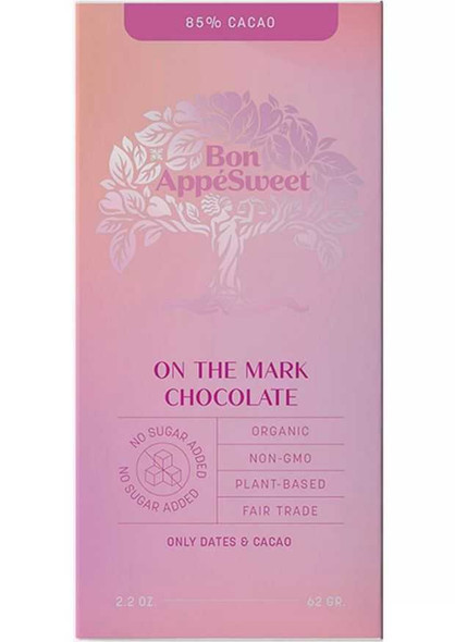 BON APPESWEET: On The Mark Chocolate Bar, 2.2 oz New