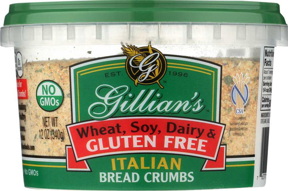 GILLIANS FOODS: Breadcrumb Wfgf Ital, 12 oz New