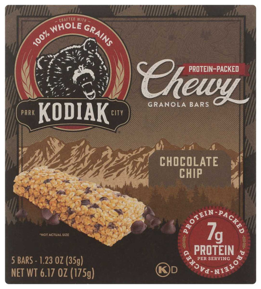 KODIAK: Chocolate Chip Chewy Granola Bars, 6.17 oz New