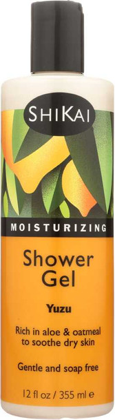 SHIKAI: All Natural Moisturizing Shower Gel Yuzu, 12 oz New