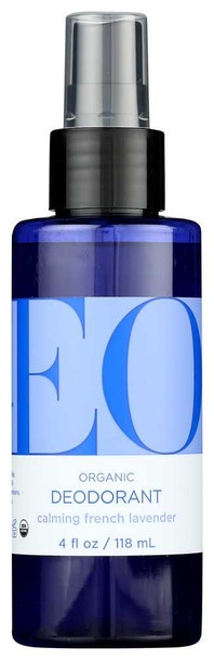 EO PRODUCTS: Organic Deodorant Spray Lavender All Day Fresh, 4 Oz New