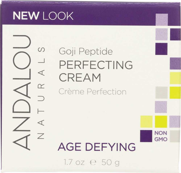 ANDALOU NATURALS: Super Goji Peptide Perfecting Cream Age Defying, 1.7 oz New