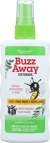 QUANTUM HEALTH: Buzz Away Extreme Natural Insect Repellent, 4 oz New