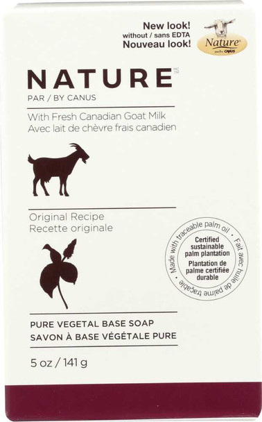 CANUS: Pure Vegetable Soap With Fresh Goats Milk Original Formula, 5 oz New
