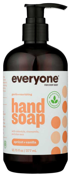 EVERYONE: Apricot + Vanilla Hand Soap, 12.75 oz New