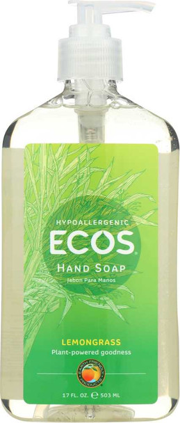 EARTH FRIENDLY: Hand Soap Lemongrass, 17 oz New