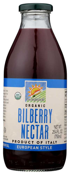 BIONATURAE: Organic Bilberry Fruit Nectar, 25.4 oz New