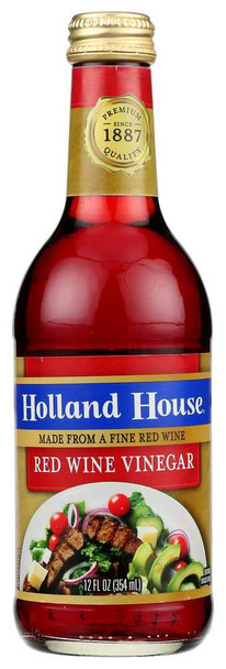 HOLLAND HOUSE: Vinegar Wine Red, 12 oz New