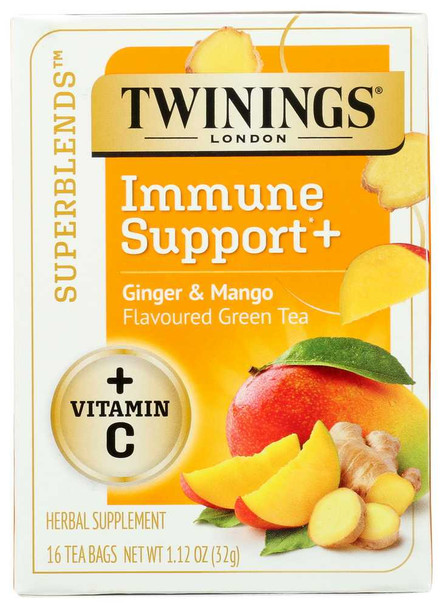 TWINING TEA: Superblends Immune Support Plus, 16 bg New