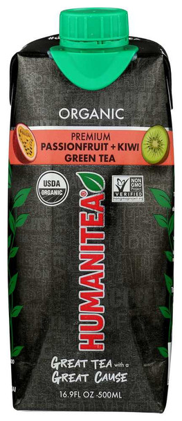 HUMANITEA: Passionfruit Plus Kiwi Green Tea, 16.9 fo New