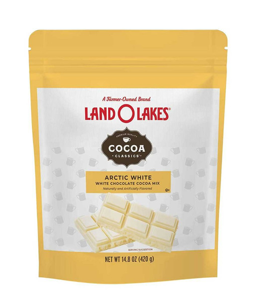LAND O LAKES: Cocoa Artic White Pouch, 14.8 oz New