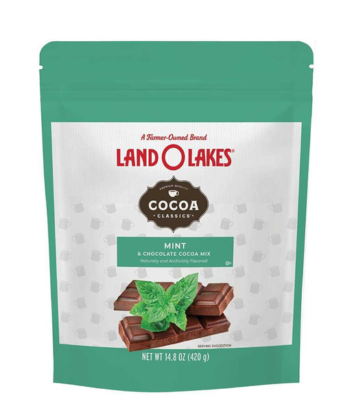 LAND O LAKES: Cocoa Mint And Choc Pouch, 14.8 oz New