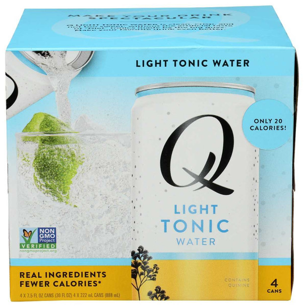 Q TONIC: Water Tonic Light 4Pk, 30 fo New