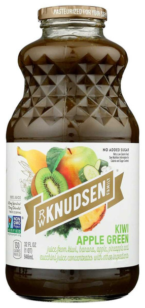 R.W. KNUDSEN: Juice Kiwi Apple Green, 32 fo New
