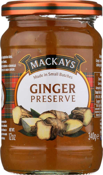 MACKAYS: Ginger Preserve, 12 oz New