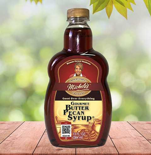 MICHELES: Syrup Butter Pecan, 13 oz New