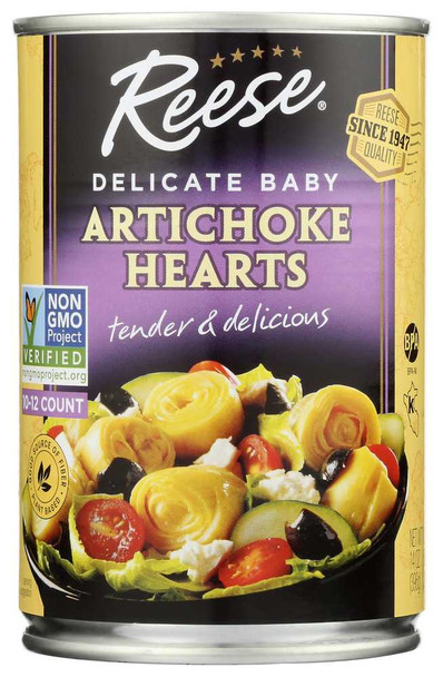 REESE: Artichoke Hearts Extra Small Size, 14 Oz New