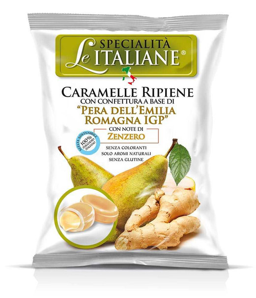 LE SPECIALITA ITALIANE: Ginger Pear Candy, 3.52 oz New