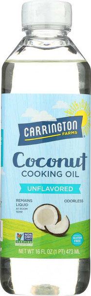 CARRINGTON FARMS: Coconut Cooking Oil, 16 Oz New
