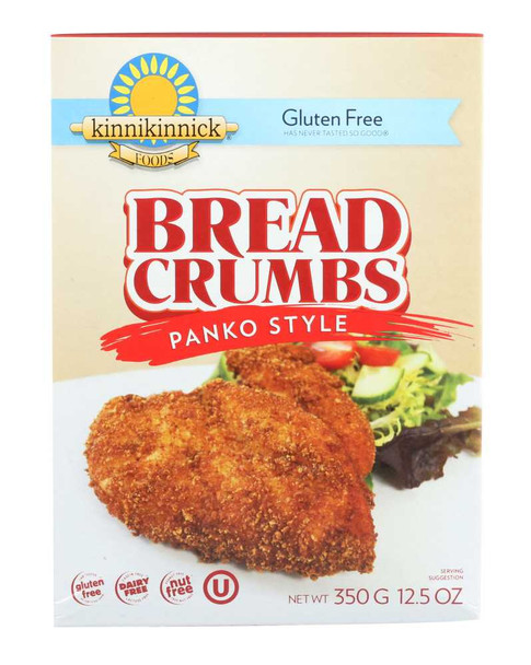 KINNIKINNICK: Bread Crumbs Panko Style Gluten Free, 12.5 oz New
