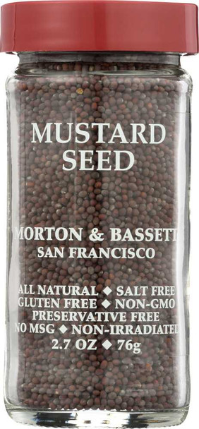 MORTON & BASSETT: Brown Mustard Seed, 2.7 oz New