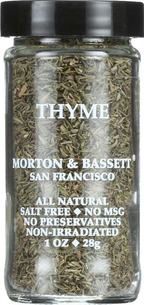 MORTON & BASSETT: Spices Thyme, 1 oz New