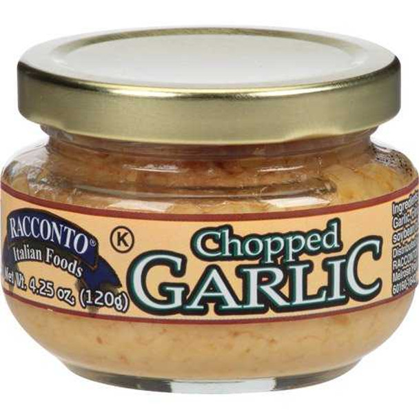 RACCONTO: Garlic Chopped, 4.25 oz New
