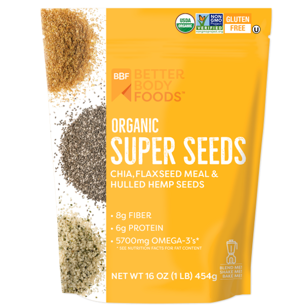BETTERBODY: Seed Blend Super Org, 16 oz New