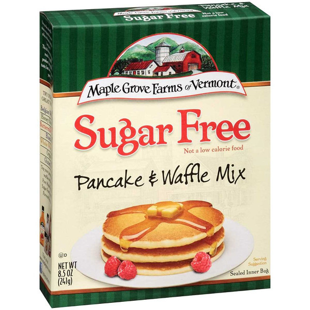 MAPLE GROVE: Sugar Free Pancake And Waffle Mix, 8.5 oz New