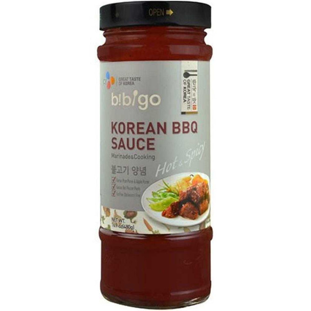 BIBIGO: Hot and Spicy Korean BBQ Sauce, 16.9 oz New