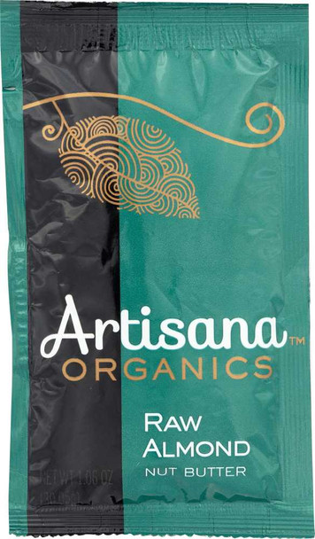 ARTISANA: Organic Raw Almond Butter Squeeze Pack, 1.06 oz New